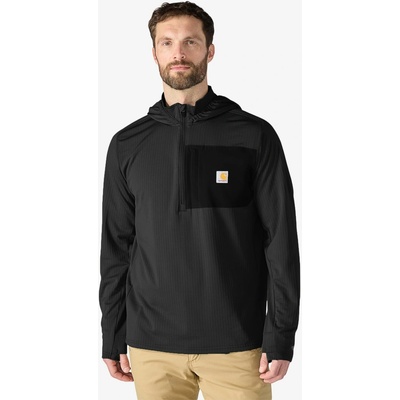 Carhartt Force Ironwood Relaxed 1/2-Zip Hoodie black