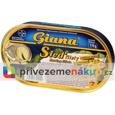 Giana sledí filety v hořčičné omáčce 170 g