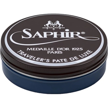 Saphir Wax Polish Medaille d'Or Traveler's Pate de Luxe (75 ml) - Navy Blue Восък за обувки Кожени обувки