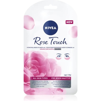 Nivea Rose Touch маска за очи
