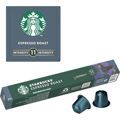 Starbucks Espresso Roast kompatibilná s Nespresso 10 kapsule