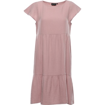 Alpine Pro Дамска памучна рокля ALPINE PRO AKESA pale mauve ALPINE PRO | Rozov | ЖЕНИ | XS