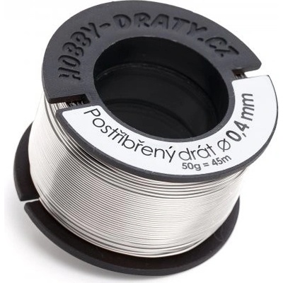 Hobby dráty manumi Postříbřený drát 0,4/50g – Zbozi.Blesk.cz