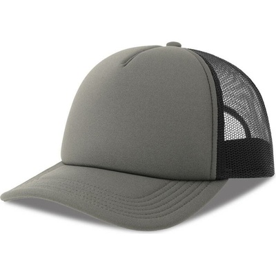 Atlantis Rapper-S 5 panelová Trucker šiltovka sivá Dark čierna