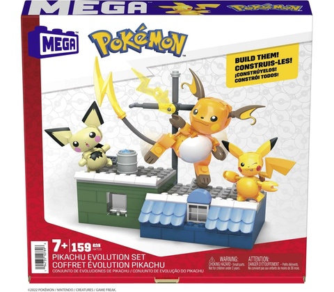 Mega Pokémon Pikachu Evolution Set