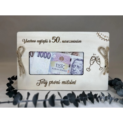 Narozeninová obálka – milion