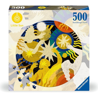 Ravensburger Кръгъл пъзел Ravensburger от 500 части - Обвързване (12000765)