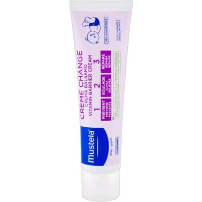 Mustela Bébé Vitamin Barrier Cream успокояващ крем за бебешка кожа 100 ml