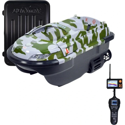 Boatman Zavážacia Lodička Vulcan Pro s GPS a Echolotom Camo