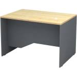 TopMebel Офис бюро Venturo TopMebel от меламин в антрацит - дъб 120x80x75cm
