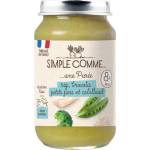 Simple Comme БИО Зеленчуково пюре с Треска, Броколи, Грах и Ориз 200г