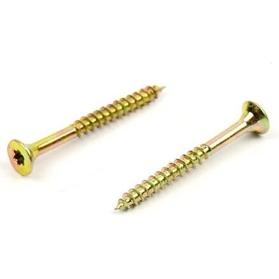 Univerzální vrut do dřeva 3,5x45/30 TORX zinek žlutý
