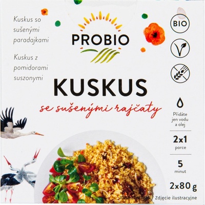 ProBio Kuskus so sušenými paradajkami bio 2 x 80 g