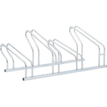 Image 1 of vidaXL Стойка за 4 велосипеда подова свободностоящ поцинкована стомана (4005575)