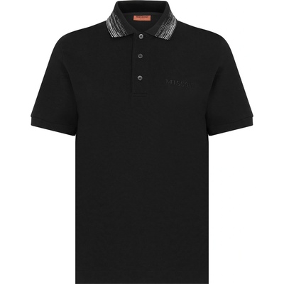 Missoni Блуза с яка MISSONI Logo Polo Shirt - Black S90NC