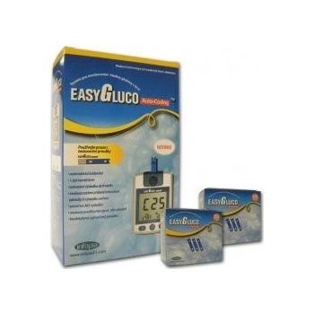 EasyGluco Testovacie prúžky pre glukomer 50 ks