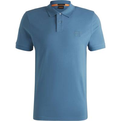 Boss Блуза с яка Boss Mens BOSS ORANGE Passenger Premium Design Polo Shirt - Open Blue