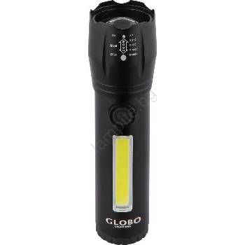 GLOBO 31919 - LED акумулаторен фенер LIGHTA LED/3W/5V + COB/3W 5500K 1200 mAh (GL8431)