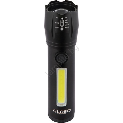GLOBO 31919 - LED акумулаторен фенер LIGHTA LED/3W/5V + COB/3W 5500K 1200 mAh (GL8431)