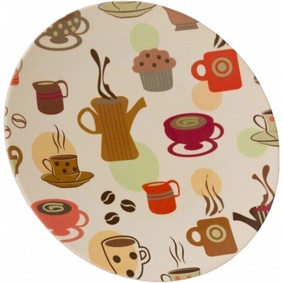 Vango Чиния за основно ястие VANGO Бамбук Coffee print