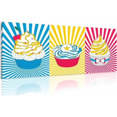 Obraz pop art cupcakes