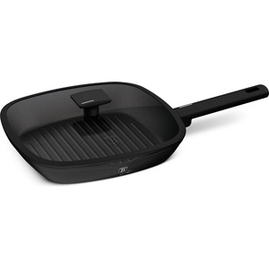 Berlinger Haus Грил тиган с капак и титаново покритие Matte Black 28cm 55553 (BH/8184)