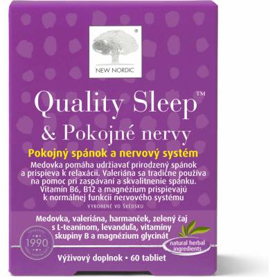 New Nordic Quality Sleep & Pokojné nervy 60 tabliet