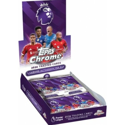 Topps 2026 Chrome Premier League Hobby Box