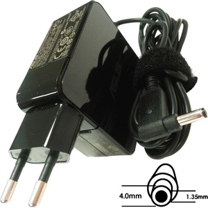 ASUS Оригинален адаптер Asus 45W19V (BLK) с EU щепсел (B0A001-00230300) (B0A001-00230300)