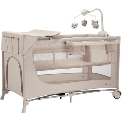 KinderKraft Бебешка кошара Kinderkraft - Joy Full 2, Beige (KLJOY02BEG000AC)