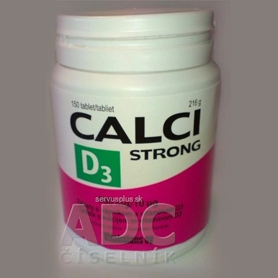 Vitabalans Calci Strong+vit.D3 150 tabliet