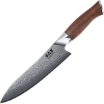 Gudaro - Дамаскинов шефски нож TAKUMI 8", 67 слоя стомана, дължина 20 см, дръжка от орех (GU0020)