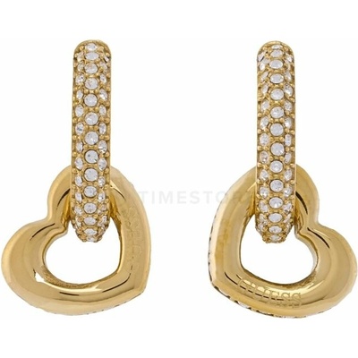 Guess Romantické visiace náušnice Srdiečka LOVE JUBE05465JWYGT/U