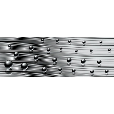 Preinterier FT4061 Fototapeta na stenu Sivo čierne guľôčky vlies 620cm x 219cm