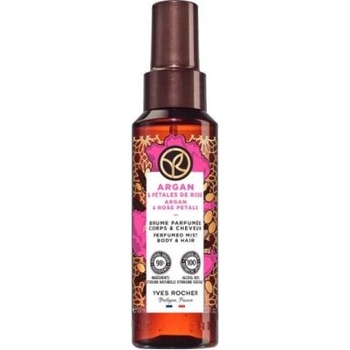 Image 1 of Yves Rocher BAIN NATURE Мист Арган и роза Мист за коса и тяло с деликатен аромат 100 мл
