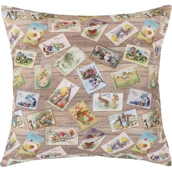 Bellatex Vankúš Ema Veľkonočné pohľadnice 45x45