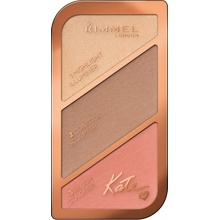 Rimmel Kontúrovacia paleta By Kate Moss Sculpting Pallette 2 Coral Glow 18,5 g