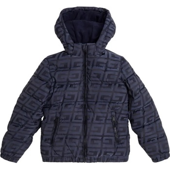 Image 1 of GUESS Зимно яке в тъмно синьо покрито с надписи Guess