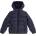 GUESS Зимно яке в тъмно синьо покрито с надписи Guess