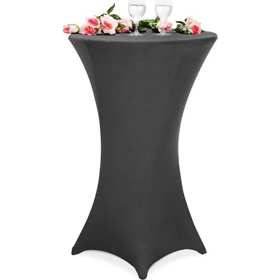 FurniGO Potah na barový stůl Ø70cm antracit