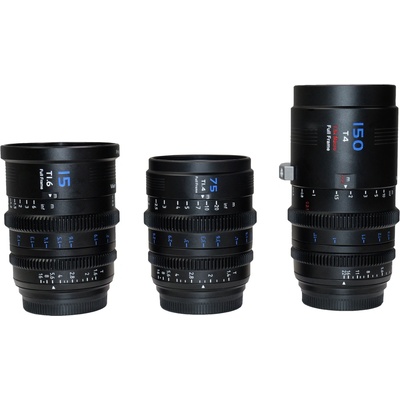 SIRUI VISION PRIME Full-frame Cine Lens 15mm&75mm&150mm Black Farba: Black, Dĺžka: 15 / 75 / 150 mm, Bajonet: Sony E + Canon RF + Nikon Z + L-Mount