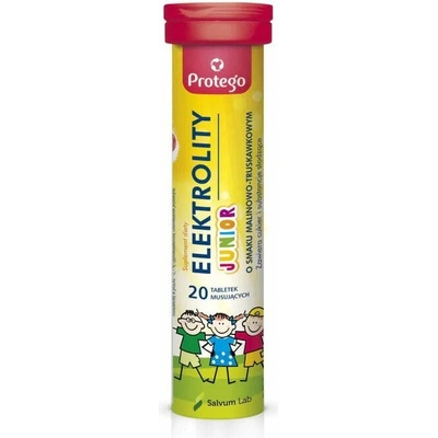 Protego Electrolytes Junior Raspberry-St RAW berry 20 tabliet