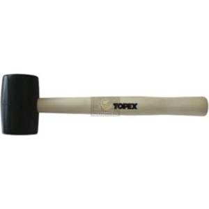 TOPEX Чук гумен 680гр с дървена дръжка Topex 27106
