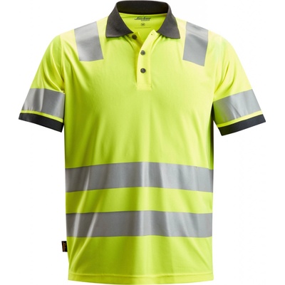 Snickers Workwear reflexní polokošile AllroundWork tř. 2 žlutá Žlutá 2XL