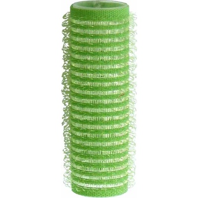 Natáčky na vlasy Duko Velcro pr.18 mm, 6 ks - samodržiace, zelené (15/8)