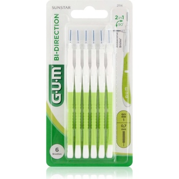 Sunstar Bi Direction Interdental Brush четки за междузъбно пространство 0, 7 mm 6 бр