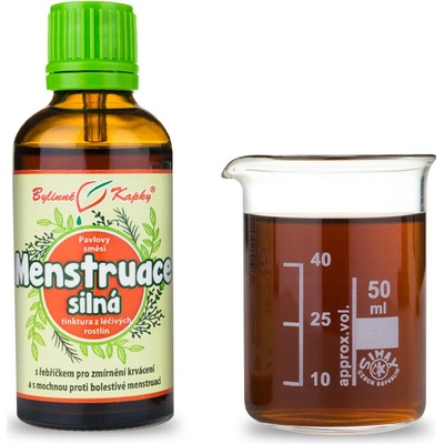 Bylinné kapky Menštruácia silná 50 ml