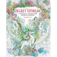 Secret Worlds: A Magical Color and Search Journey Law StephaniePaperback