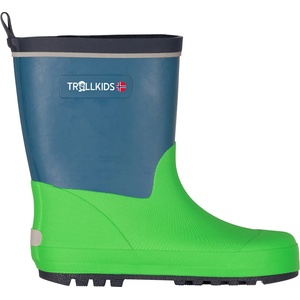 Trollkids Детски гумени ботуши Trollkids Kid's Lysefjord Rubber Boots Wellington boots - Dark Marine / Fresh Green / Mystic Blue - размер 25 (EU) (731-0108-0512)