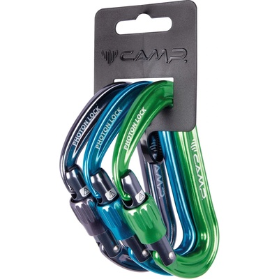 C. A. M. P C. A. M. P. Винтов карабинер C. A. M. P. Photon Lock 3 Screwgate carabiner - Gun Metal - размер One Size (322-0224-0111)